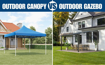 Outdoor Canopy Vs. Outdoor Gazebo