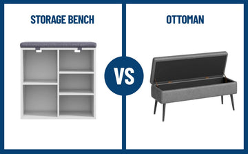 Storage Bench Vs. Ottoman