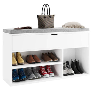 wooden storage chest, shoe storage bench, entryway shoe bench, Garvee storage benches, multi-use storage chest