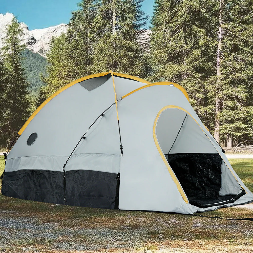 Garvee Truck Bed Tent - Waterproof Pickup Truck Tent for 6.5-8ft Long Bed Trucks, Easy Setup with Fiberglass Poles, UPF 50+ & PU3000mm Rainfly