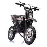 Garvee Ride - T Series: 36V Kids Electric Dirt Bike, 350W/15.5MPH Brushless Motor, LED, Comfortable Leather Seat, 175lbs Max Load Capacity- Black
