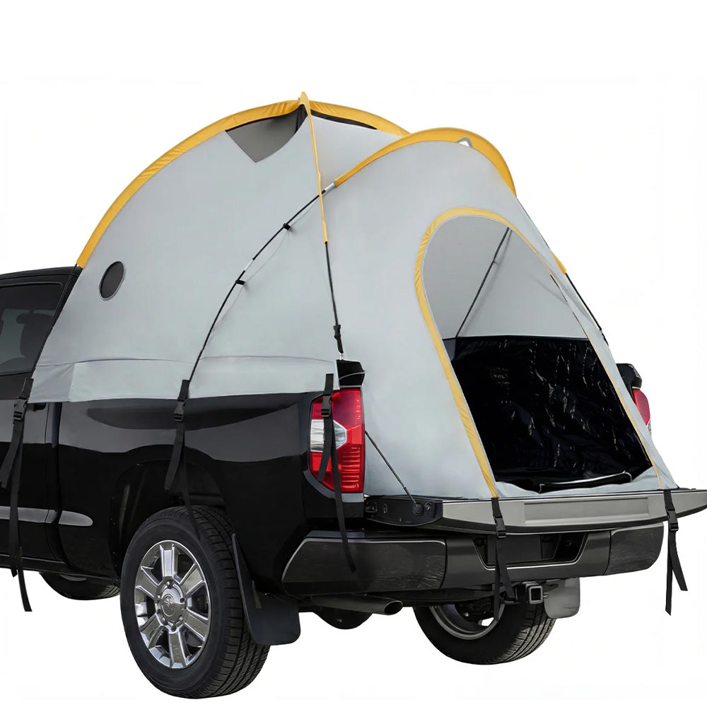Garvee Truck Bed Tent - Waterproof Pickup Truck Tent for 6.5-8ft Long Bed Trucks, Easy Setup with Fiberglass Poles, UPF 50+ & PU3000mm Rainfly
