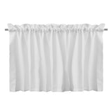 Garvee White Curtain Valances,Draperies Curtains for Cafe,Bathroom & Kitchen or Kids Bedroom Rod Pocket Short Window Curtains (1 Panels, 15 Inch Wide by 60 Inch Long) - White