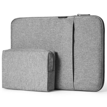 Garvee Durable 13-inch Laptop Sleeve - Compatible with MacBook, HP, Dell & More | Scratch-Proof, Waterproof, with Accessory Bag Grey