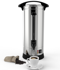 Garvee 10L(65Cup)Coffee Pot, Stainless Steel Coffee Urn with Silicone Faucet for Parties, Office, Catering Events, Meeting Rooms