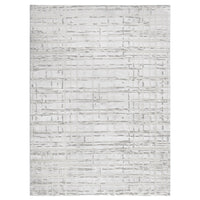 Garvee Area Rug 4x6, Modern Abstract Plaid Rugs, Non-Slip Jute Backing, Home Decor Carpet, Ideal for Bedroom Living Room, Beige, Rectangular