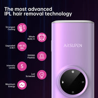 Gravee Laser Hair Removal for Men and Women, Painless Hair Removal Device, Safe and Long-lasting, Reduces Body and Facial Hair Growth, Salon-Level Results at Home