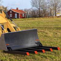 Garvee Clamp-On Debris Forks 42" 2500LB Capacity, Fits 42-48" Buckets, Heavy-Duty Black Forks for Farm and Construction Debris Removal