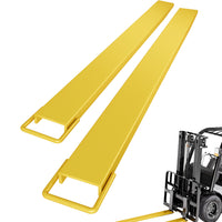 Garvee Pallet Forklift Extensions, 82" Fork Extensions 5" Width, Heavy Duty Fork Extensions for Forklifts, 1 Pair Forklift Extensions for Forklift Truck,Yellow