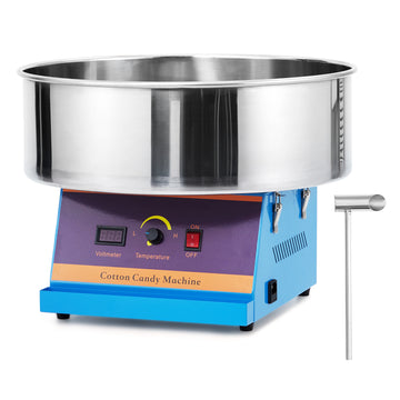 Garvee 1030W Electric Commercial Cotton Candy Machine, Candy Floss Maker with Stainless Steel Bowl, Sugar Scoop for Mall Birthday Family Party