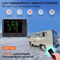 Garvee 5KW Diesel Heater, Diesel Air Heater All in One 12V, Portable Diesel Heater with LCD Monitor & Remote Control, 5L, for Vehicles RV Truck Boat Bus Motorhomes Caravans