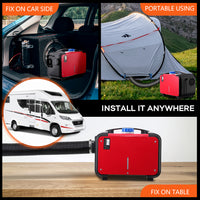 Garvee 5KW Diesel Heater, Diesel Air Heater All in One 12V, Portable Diesel Heater with LCD Monitor & Remote Control, 5L, for Vehicles RV Truck Boat Bus Motorhomes Caravans