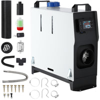 Garvee 8KW 12V Diesel Heater, All-in-One Diesel Air Heater, Portable Diesel Heater with Remote Control & LCD Monitor, Quick Heating for Car,RV,Truck, Camper,Trailer,White