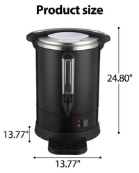 Garvee 18L(120Cup) Coffee Pot, Hot Water Dispenser with Percolator, Stainless Steer Hot Beverage Thermos