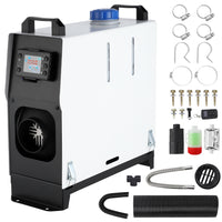 Garvee 8KW 12V Diesel Heater, All-in-One Diesel Air Heater, Portable Diesel Heater with Remote Control & LCD Monitor, Quick Heating for Car,RV,Truck, Camper,Trailer,White