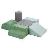 Garvee Soft Climbing Indoor Set, Foam Climbing Blocks for Toddlers and Preschoolers - Climbing, Crawling and Sliding Activity Play Set, 6PCS - Color 4