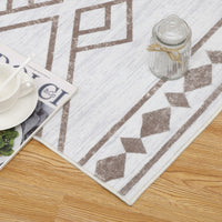 Garvee Rugs Alfombras Geometric Moroccan 8x10 Rug for Living Room Large Rug Modern Boho Area Rug for Bedroom Farmhouse Soft Rug Non-Slip Low Pile Indoor Area Rug for Nursery Dining Room