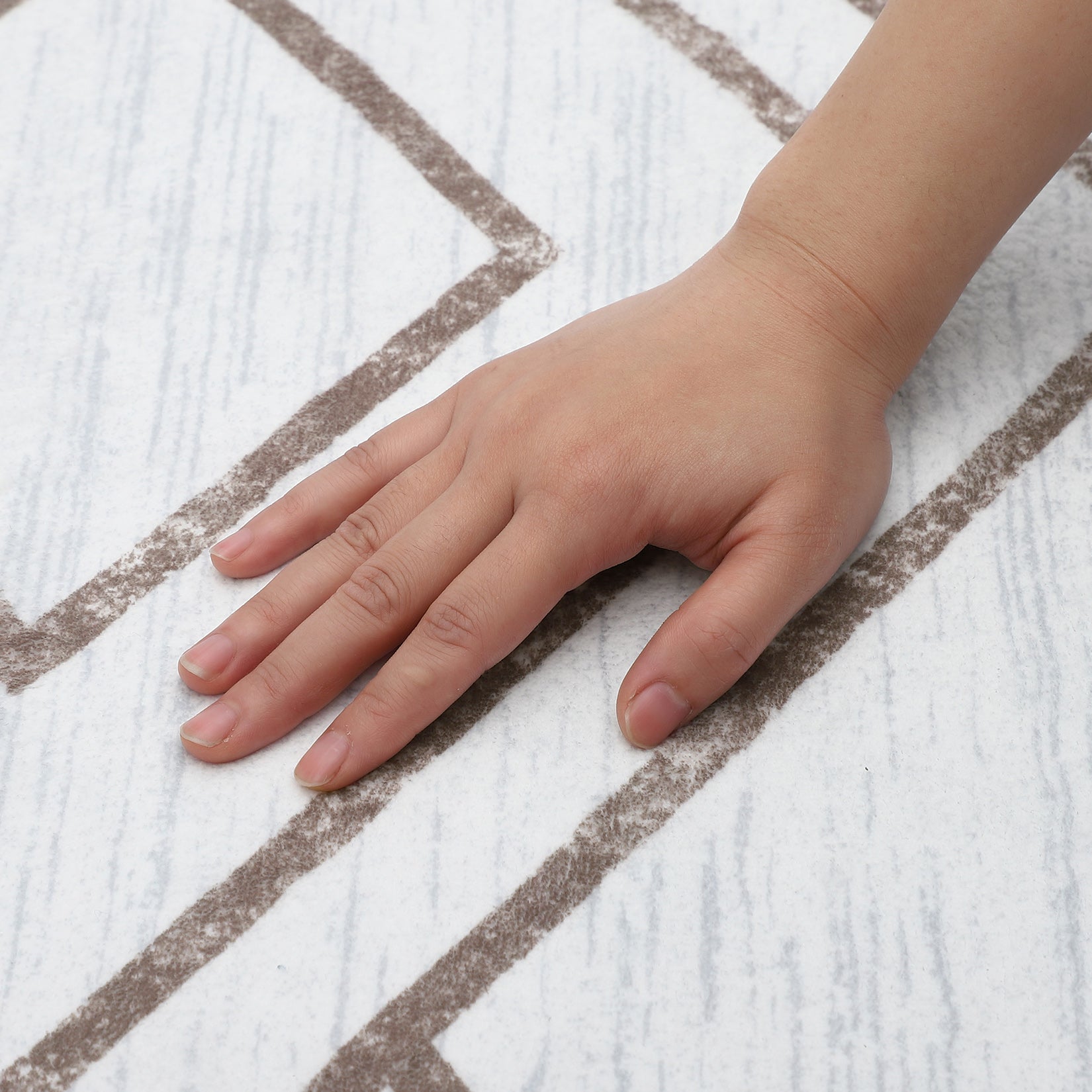 Garvee Rugs Alfombras Geometric Moroccan 8x10 Rug for Living Room Large Rug Modern Boho Area Rug for Bedroom Farmhouse Soft Rug Non-Slip Low Pile Indoor Area Rug for Nursery Dining Room