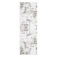 Garvee Abstract Taupe 2x6 Runner Rugs, Contemporary Distressed Hallway Runners Entryway Rug Runner Soft Kitchen Mat Distressed Floor Cover Non Slip Foldable Rug Washable Indoor Living Room Bedroom Rug