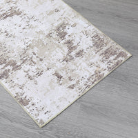 Garvee Abstract Taupe 2x6 Runner Rugs, Contemporary Distressed Hallway Runners Entryway Rug Runner Soft Kitchen Mat Distressed Floor Cover Non Slip Foldable Rug Washable Indoor Living Room Bedroom Rug