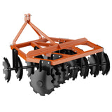 Garvee 5ft Disc Harrow Plow Tractor Attachment – 3-Point Hitch, 16” Notched Discs for Field Cultivation & Soil Preparation