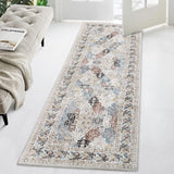 Garvee Colorful 2x6 Washable Rug Low Pile Print Indoor Area Rug for Living Room Bedroom Dining Room,Modern Non-Slip Carpet - Colorful