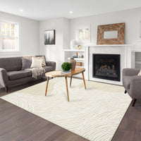 Garvee Modern Camel 10x13 Washable Rugs for Living Room Modern Bedroom Rug Aesthetic Beige Rug Large Area Rug Non Slip Throw Rugs Soft Faux Wool Low Pile Stain Resistant Carpet for Dining Room 10'x13' Beige