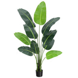 Garvee 5ft Artificial Plants Indoor - Premium Simulated Silk Fabric, No Maintenance Required, Adjustable Branches, Realistic Look, Easy to Assemble - Ideal DéCor for Home or Office - Nature