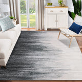 Garvee Machine Washable Area Rugs Modern Abstract Indoor Carpet Ombre Non-Slip Rugs Low Pile Stain Resistant Soft Bedroom Rugs for Living Room Dining Room Kitchen - Gray Gradient