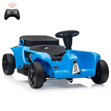 Garvee Ride - P Series: 2 Seaters 4-Wheelers Electric Ride On Toy for Kids, 24V 120W*2 Powerful Motors Max Load 200 Lbs, Two Driver Modes + Remote Control Modes for Toddlers Child with Music, USB, Storage Box, Blue - Blue