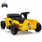 Garvee Ride - P Series: 2 Seaters 4-Wheelers Electric Ride On Toy for Kids, 24V 120W*2 Powerful Motors Max Load 200 Lbs, Two Driver Modes + Remote Control Modes for Toddlers Child with Music, USB, Storage Box - Yellow