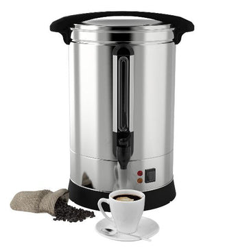 Garvee 14L(90Cup)Coffee Pot, Stainless Steel Coffee Urn with Silicone Faucet for Parties, Office, Catering Events, Meeting Rooms