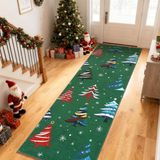 Garvee Christmas Tree Green 2x6 Area Rug, Washable, Non-Slip, Decorative Floor Carpet for Bedroom, Living Room - Christmas Trees|Green