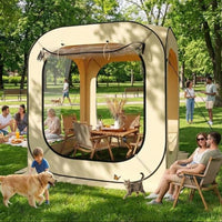 Garvee Quick Pop Up Clear Bubble Tent for 3-6 People - Outdoor Waterproof Dome Igloo Shelter - UV Protection, Easy Setup, Ideal for Camping, Patio, Backyard, Sports Events - Size: 6x6ft