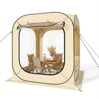 Garvee Quick Pop Up Clear Bubble Tent for 3-6 People - Outdoor Waterproof Dome Igloo Shelter - UV Protection, Easy Setup, Ideal for Camping, Patio, Backyard, Sports Events - Size: 6x6ft