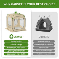 Garvee Quick Pop Up Clear Bubble Tent for 3-6 People - Outdoor Waterproof Dome Igloo Shelter - UV Protection, Easy Setup, Ideal for Camping, Patio, Backyard, Sports Events - Size: 6x6ft