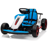 Garvee Ride - G Series: 6+,24V Drift Kart with 2X200W Strong Motor, 7AH Big Battery, Electric Pedals, Electric Go Kart Outdoor Race Toy - Blue - Blue
