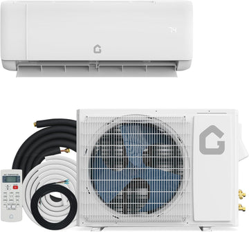 Garvee 9000 BTU Mini Split Air Conditioner,18.5 SEER2 Ductless Inverter AC w/ 230V, Cool Up to 450 Sq. Ft with Heat Pump System, Compatible with Alexa
