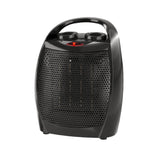Garvee Electric Space Heater 1500W/750W Thermostat Fast Heating Ceramic Safe Quiet ABS Plastic Portable for Office Desk Bedroom - Black