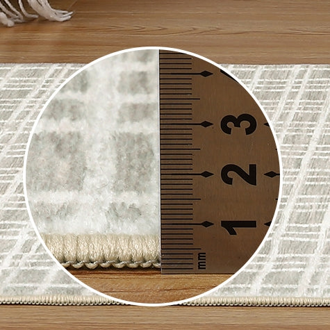 Garvee Living Room Rugs 8x10 Large Soft Indoor Carpet Washable Rug Modern Abstract Rug with Non Slip Backing Contemporary Lines Print Rug for Under Dining Table Nursery Home Office Bedroom Grey