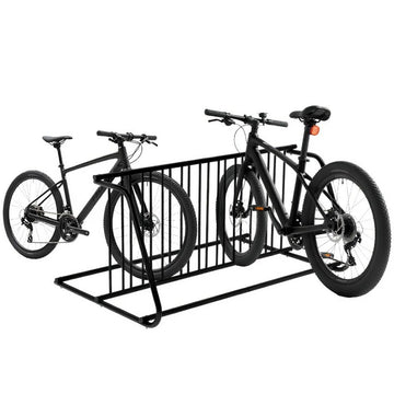 Garvee Floor Bike Rack Double-Side 10-Bike Grid Design Heavy Duty Steel Powder Coated Freestanding Stable Garage Yard Parking Stand
