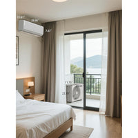 Garvee 9000 BTU Mini Split Air Conditioner,18.5 SEER2 Ductless Inverter AC w/ 230V, Cool Up to 450 Sq. Ft with Heat Pump System, Compatible with Alexa