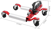 Garvee PRO 4-Piece Wheel Dolly, 1500 lbs, Hydraulic Tire Jack