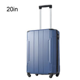 Garvee Hardshell Suitcase With Lightweight TSA Approved Locks And 3-Level Telescopic Handle, Expandable Travel Luggage, Blue, 20 Inches