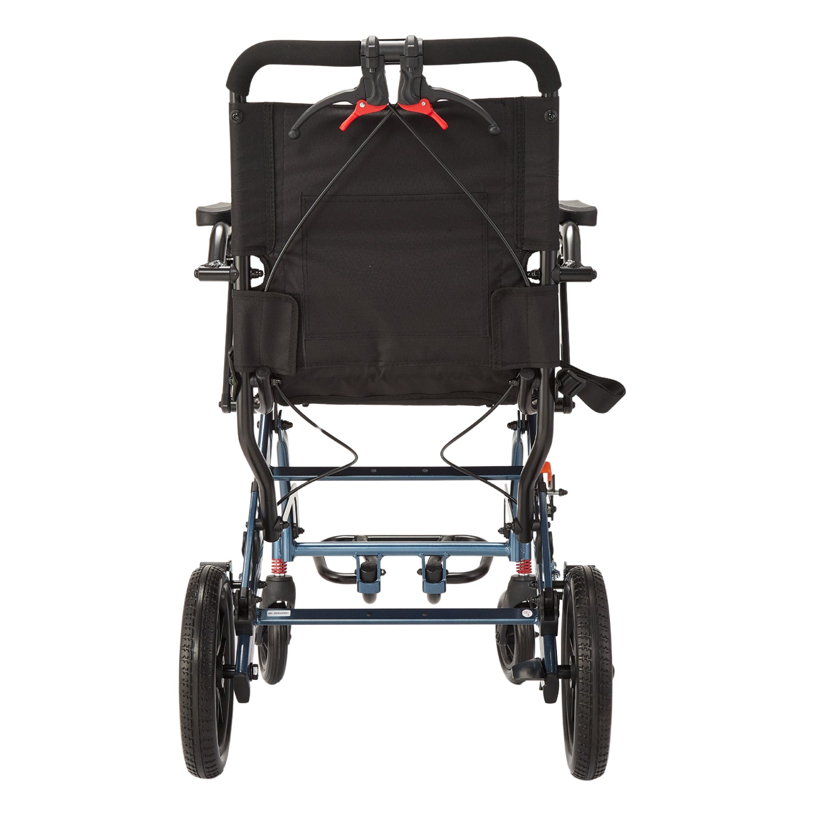 Garvee Ultra-Light Portable Folding Wheelchair, Travel-Friendly with Handbrake, 220 lbs Capacity, Ideal for Elderly & Children, 35.4"x21.3" Unfolded Dimensions