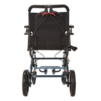 Garvee Ultra-Light Portable Folding Wheelchair, Travel-Friendly with Handbrake, 220 lbs Capacity, Ideal for Elderly & Children, 35.4"x21.3" Unfolded Dimensions