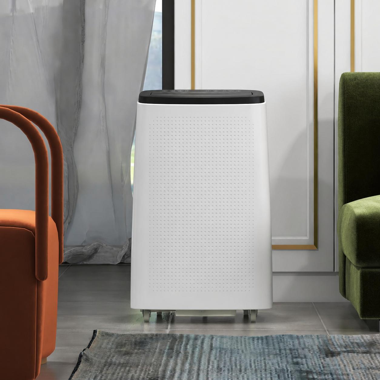 Garvee 14000BTU Portable Air Conditioner for 700 Sq Ft - Sleep Mode & 3 Fan Speeds - Durable & Safe Design - Remote Control & Easy Install - Home & Office Cooling