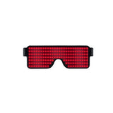 Garvee Led Luminous Glasses 8 Kinds Dynamic Patterns Usb Charging 3 Flashing Modes Bar Christmas Party Light-up Decorative Glasses Red light - Red light