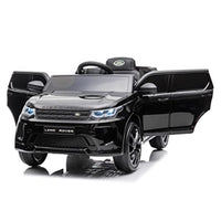 Garvee Ride - P Series: 12V Land Rover mini Kids Ride-On Car: Remote Control, LED Lights, Bluetooth, Music, Radio, Battery Powered, for Ages 3-8 - Black