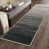 Garvee Runner Rugs for Hallway 2x8 Bohemian Non-Slip Modern Geometric Soft Low Pile Polypropylene Durable Easy Maintenance Living Room - Gray